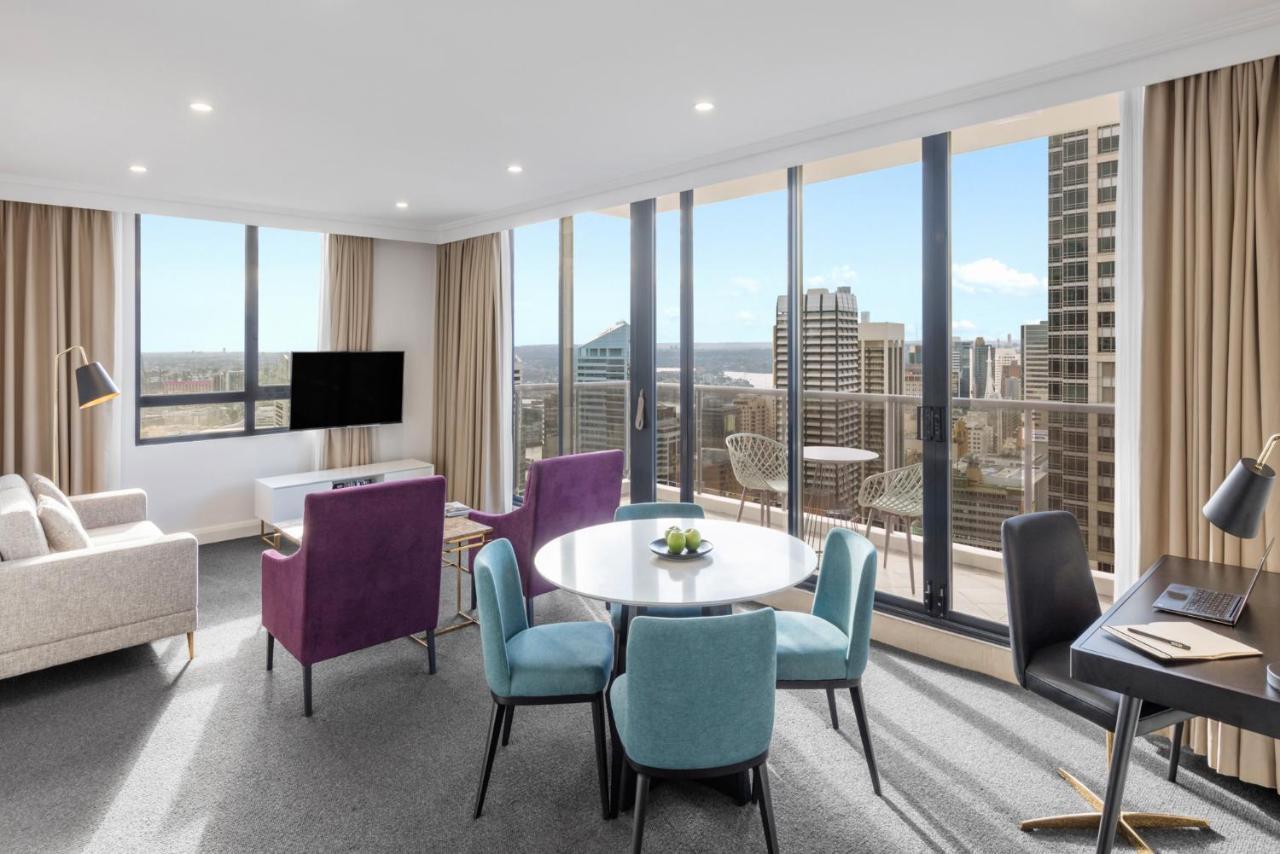 Meriton Suites Pitt Street, Sidney Dış mekan fotoğraf The interior of a typical apartment