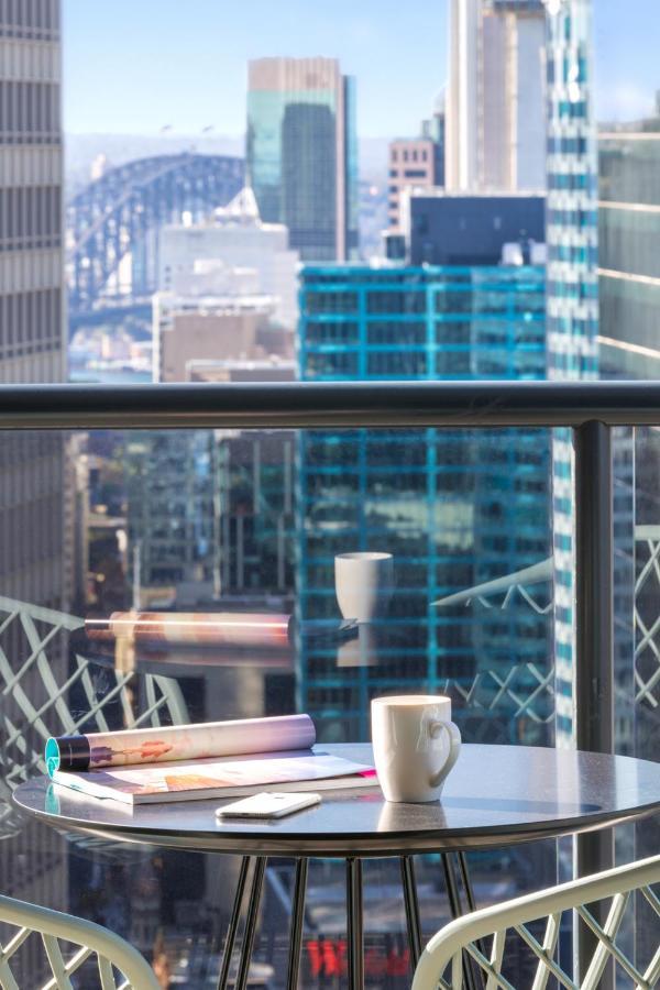 Meriton Suites Pitt Street, Sidney Dış mekan fotoğraf The view from the 10th floor of the hotel