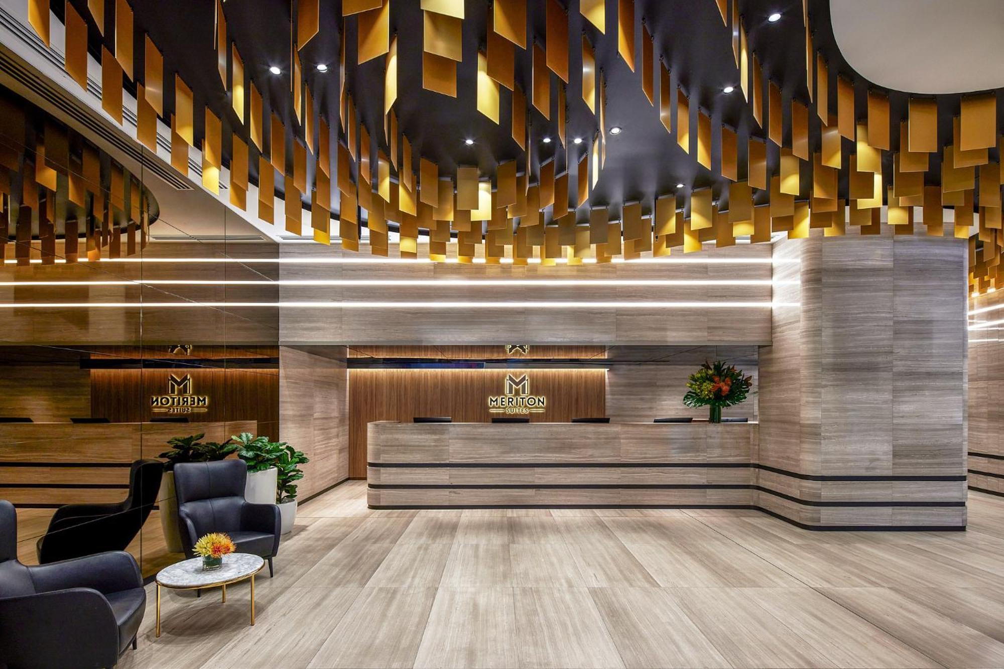 Meriton Suites Pitt Street, Sidney Dış mekan fotoğraf The lobby of the hotel